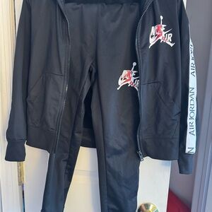 Nike Air Jordan Black and White Tracksuit